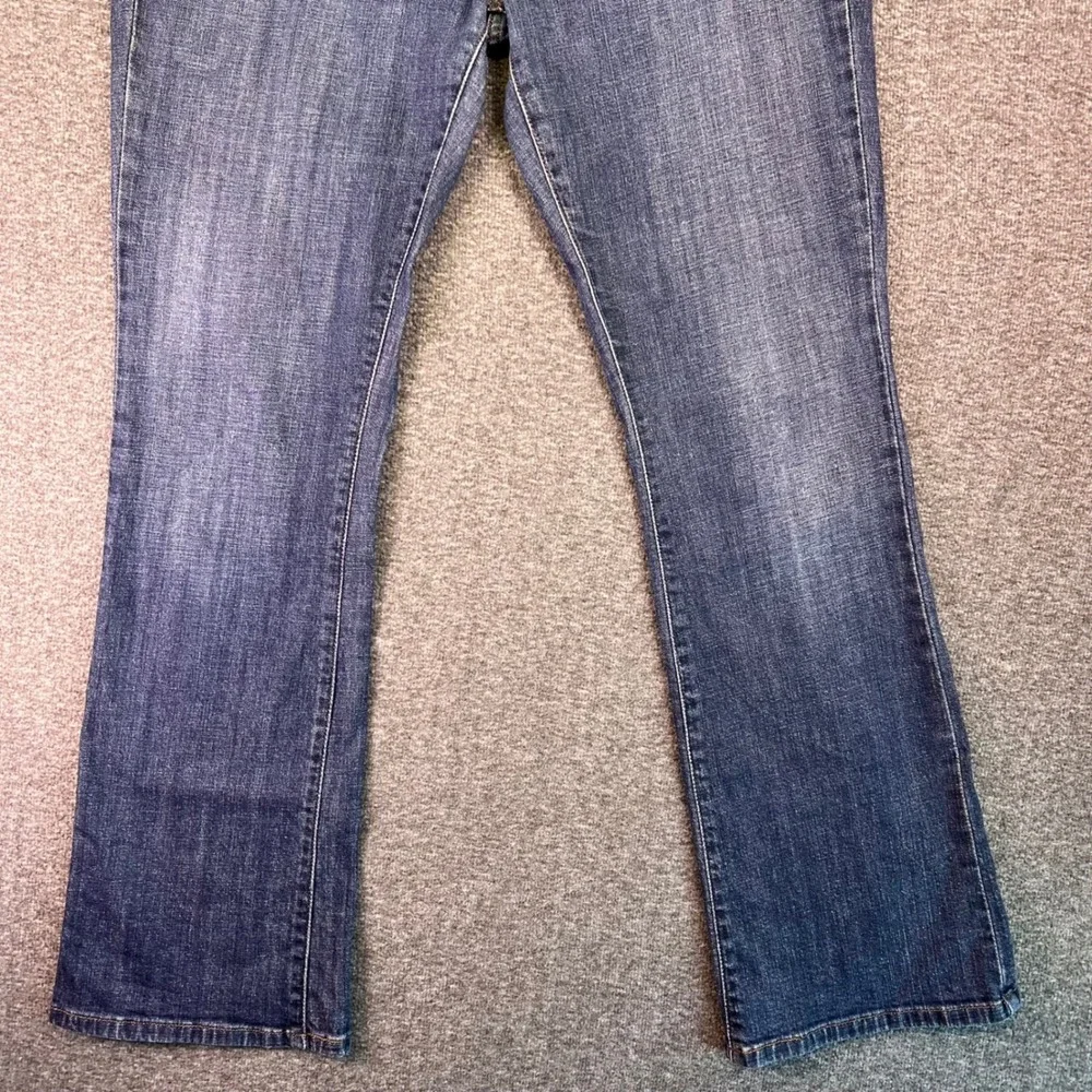 Levis 515 Jeans Womens Size 12 Long Dark Wash‎ Bootcut Stretch Denim Embellished